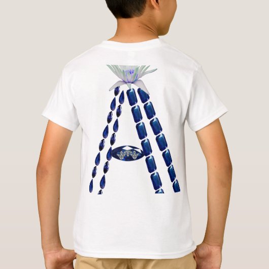 Initiaal A T-shirt (Achterkant)