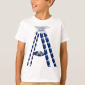 Initiaal A T-shirt (Voorkant)
