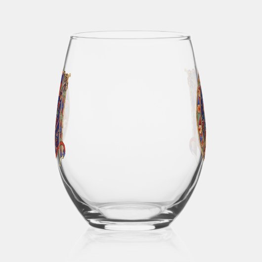 Initiaal A Wijnglas Zonder Voet (Links)