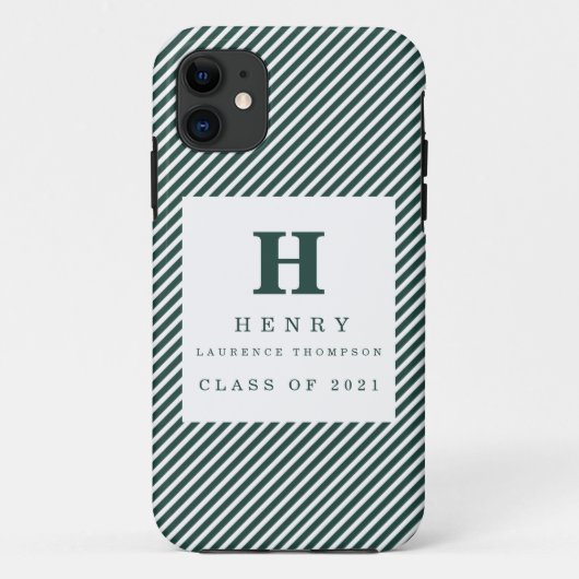 INITIAAL AFSTUDEREN Hoesje-Mate iPhone CASE (Achterkant)