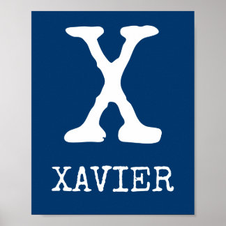 Initiaal Art Print, Tractors, Trucks, Ducks, Bucks Poster