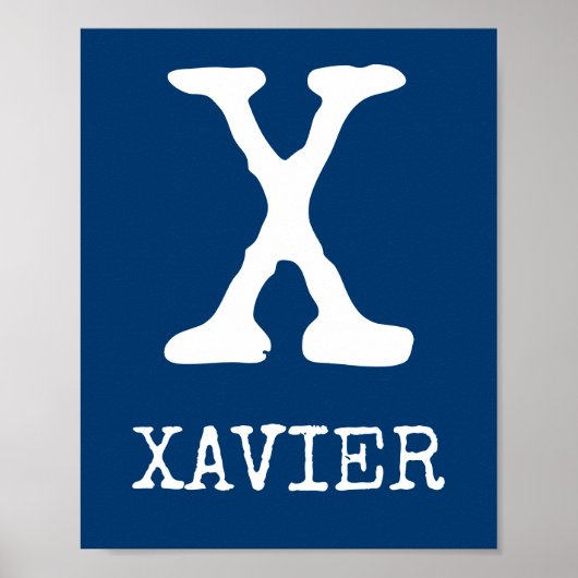 Initiaal Art Print, Tractors, Trucks, Ducks, Bucks Poster (Voorkant)