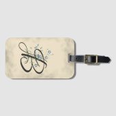 Initiaal B,  Bagagelabel (Voorkant (horizontaal))