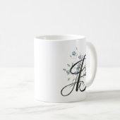 Initiaal B, Mok blauwe gordels koffie (Voorkant rechts)