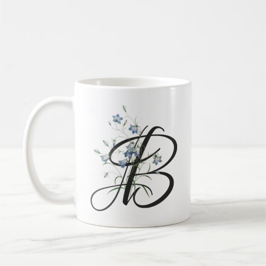 Initiaal B, Mok blauwe gordels koffie (Links)