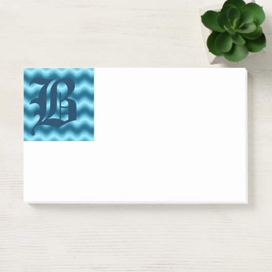 Initiaal B Monogram Post-it Opmerkingen Post-it® Notes (Kantoor)