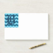 Initiaal B Monogram Post-it Opmerkingen Post-it® Notes (Op bureau)