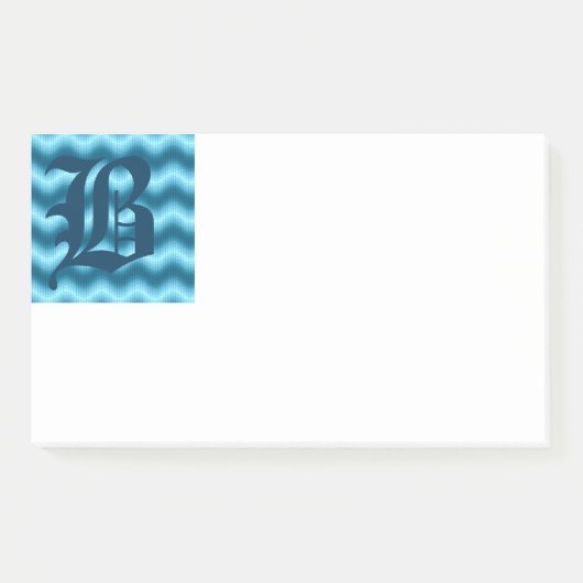 Initiaal B Monogram Post-it Opmerkingen Post-it® Notes (Voorkant)