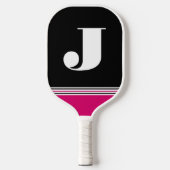 Initiaal Black Pickleball Paddle (Voorkant)