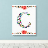 INITIAAL C CANVAS AFDRUK (Insitu (Houten vloer))