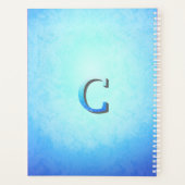 Initiaal C en monogram Planner (Achterkant)