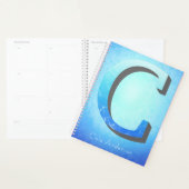 Initiaal C en monogram Planner (Display)