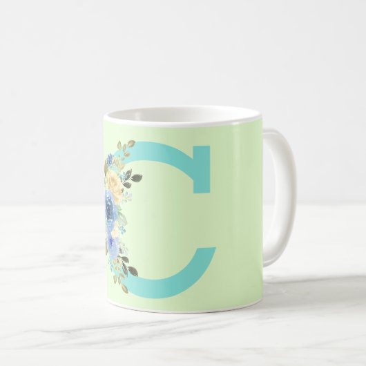 INITIAAL "C" KOFFIEMOK (Voorkant rechts)