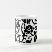 Initiaal C Monogram. Floral Name Gepersonaliseerd  Koffiemok (Center)