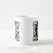 Initiaal C Monogram. Floral Name Gepersonaliseerd Koffiemok (Center)