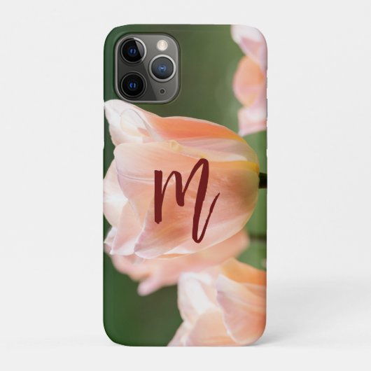 Initiaal cadeau Fotografie rozen Roze Case-Mate iPhone Case (Achterkant)
