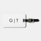 Initiaal & City is het Bagagelabel van het Huis (Voorkant horizontaal)