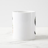 Initiaal Cup met de letter S en de bloemen Grote Koffiekop (Voorkant)