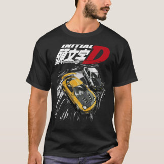 Initiaal D - Bergdrift-races met tandem AE86 vs F T-shirt