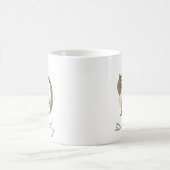 Initiaal D Boho Floral Orchid Greenery Koffiemok (Center)