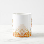 Initiaal D gebladerte met monogram Herfst Koffiemok (Center)