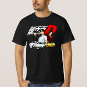 Initiaal d grappig t-shirt (Voorkant)