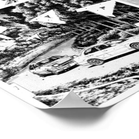 Initiaal D Manga Panel JDM Japan Drift Poster (Hoek)