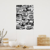 Initiaal D Manga Poster (Keuken)