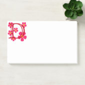 Initiaal D Monogram Opmerkingen Post-it® Notes (Kantoor)