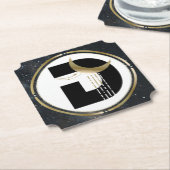 Initiaal D Moon en Stars Paper Onderzetter (Gekanteld)