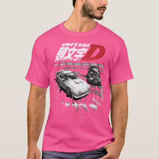 Initiaal D - Mountain Drift Racing Tandem EVO III  T-shirt