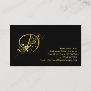 Initiaal D Stardust Visitekaartje Gold & Diamonds