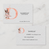 Initiaal - dubbelzijdig Visitekaartje (Voorkant / Achterkant)