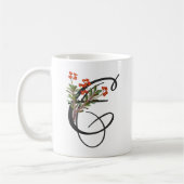 Initiaal E,  Euphorbia Coffee Mok (Links)