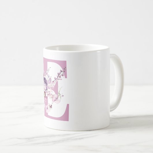 INITIAAL "E" KOFFIEMOK (Voorkant rechts)