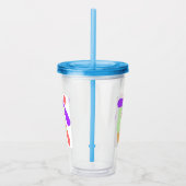 INITIAAL E MONOGRAM KINDER ACRYL DRINKBEKER (Rechts)