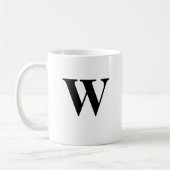 Initiaal en persoonlijke naam koffie Mok (Links)