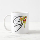 Initiaal F,  afbreeksterren, Mok koffie (Links)