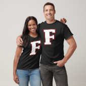 Initiaal F Monogram F Letter F Capital Alphabet T-shirt (Unisex)