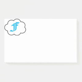 Initiaal F Monogram Opmerkingen Post-it® Notes