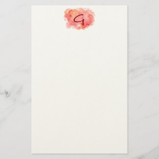 Initiaal "G" Briefpapier