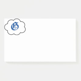 Initiaal G Monogram Opmerkingen Post-it® Notes