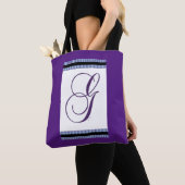 INITIAAL G MONOGRAM PAARS TOTE BAG (Dichtbij)