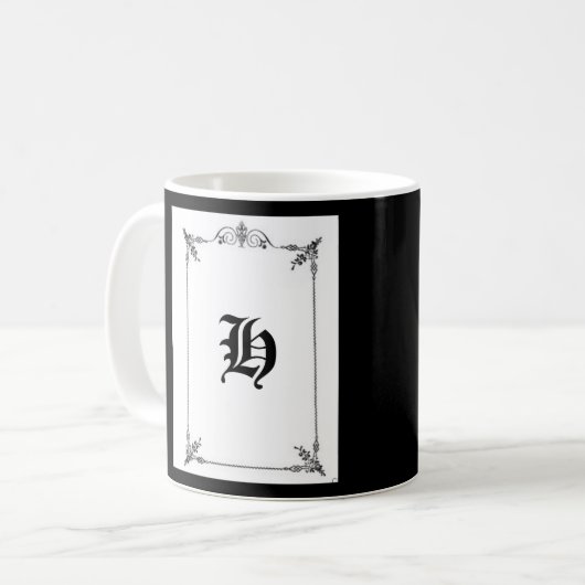 "INITIAAL GEPERSONALISEERD MOK" KOFFIEMOK (Voorkant links)