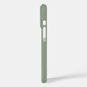 Initiaal Gepersonaliseerde Elegante Sage Groene Mo Case-Mate iPhone Case (Achterkant / Links)