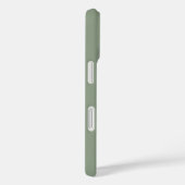 Initiaal Gepersonaliseerde Elegante Sage Groene Mo Case-Mate iPhone Case (Achterkant / Rechts)