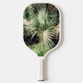 Initiaal gepersonaliseerde palmboom pickleball rac pickleball paddle (Achterkant)