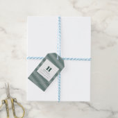 INITIAAL groene GRADUATION Party GIFT-LABELS Cadeaulabel (Met Touw)