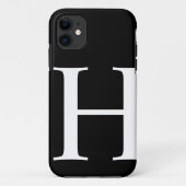 Initiaal H Case-Mate iPhone Case (Achterkant)