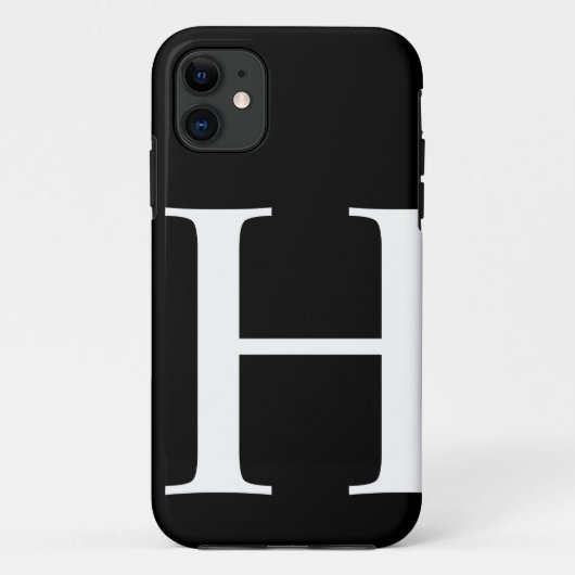 Initiaal H Case-Mate iPhone Case (Achterkant)